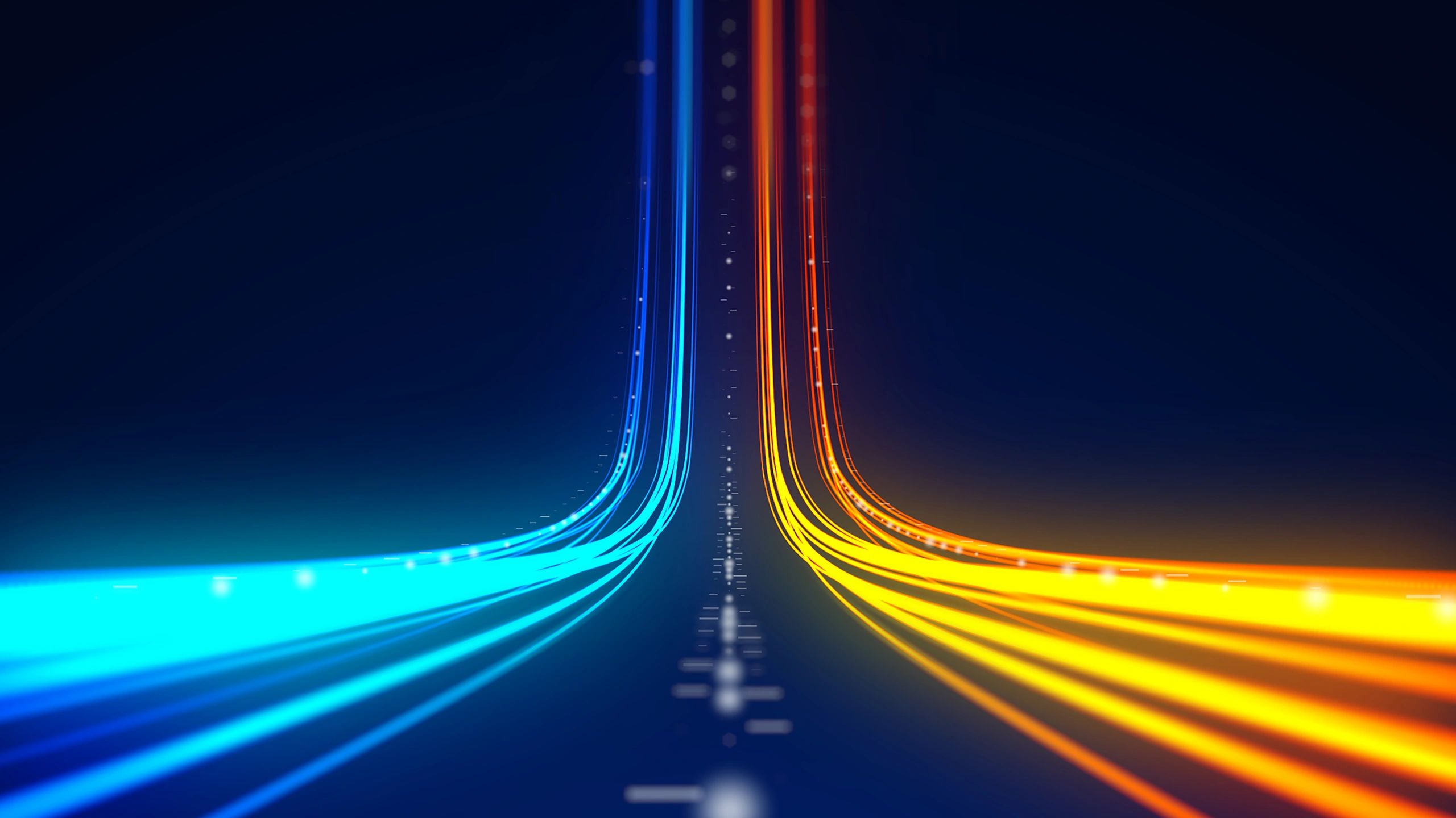Blue speed light abstract background