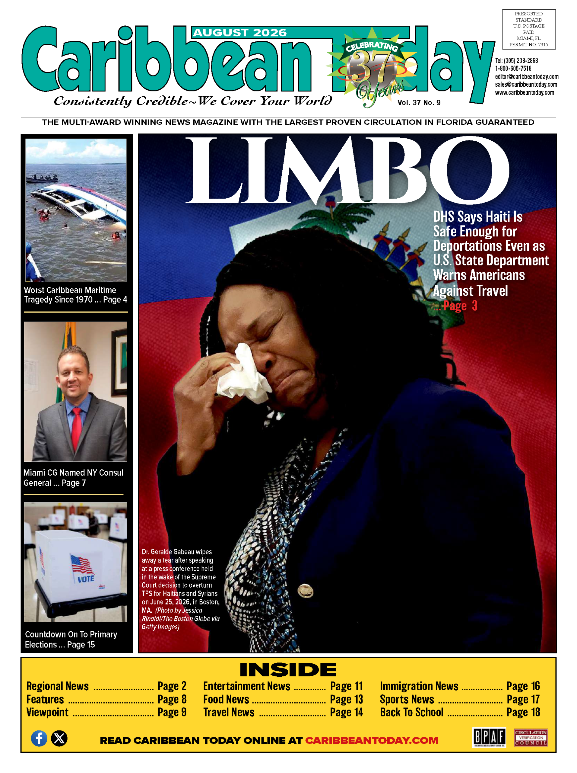 Caribbean Today – AUG26