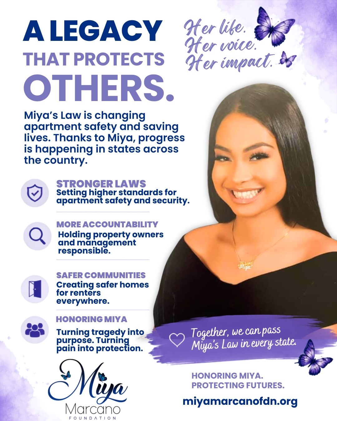 Miya Marcano Foundation Awareness